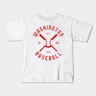 Washington Baseball distressed Kids T-Shirt